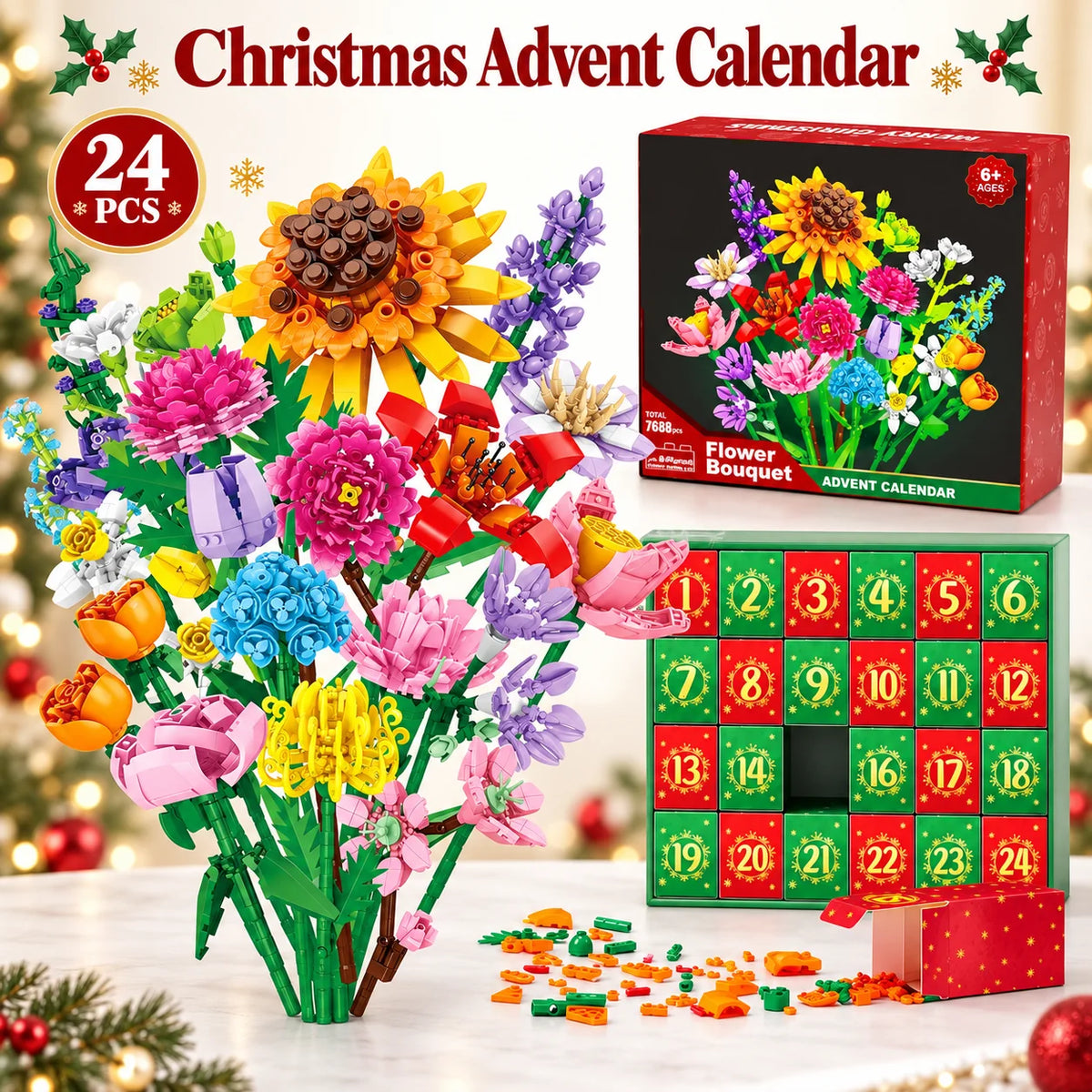 Lego Flower Advent Calendar